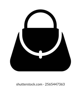 A handbag or purse representing fashion, accessories, or shopping icon