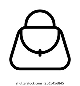 A handbag or purse representing fashion, accessories, or shopping icon