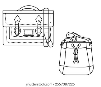  Handbag Purses for Women Vector Art