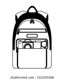 handbag travel with objects travel isolated icon