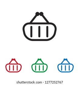 Handbag vector icon