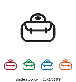 Handbag vector icon