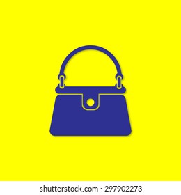 Handbag vector icon