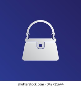 Handbag vector icon