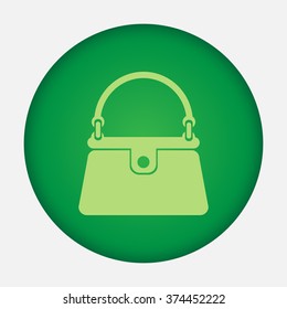 Handbag vector icon
