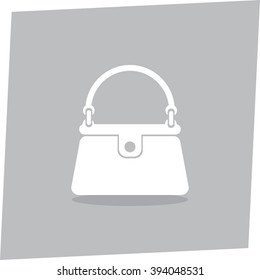 Handbag vector icon