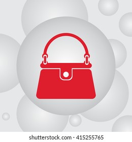 Handbag vector icon