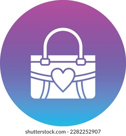 Handbag vector icon. Can be used for printing, mobile and web applications.