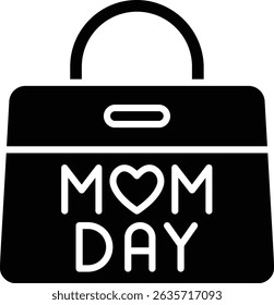 Handbag vector icon. Can be used for printing, mobile and web applications.