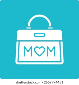 Vektorsymbol für Handtaschen. Kann für Druck-, Mobil- und Web-Anwendungen verwendet werden.