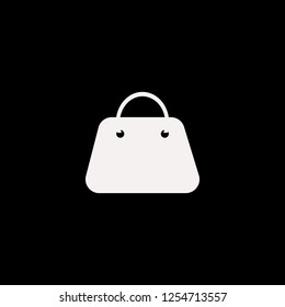 handbag vector icon. flat handbag design. handbag illustration for graphic 