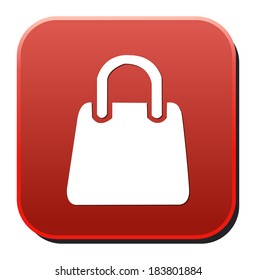 Handbag - Vector icon isolated