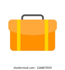Handbag vector illustration, Baggage flat design icon