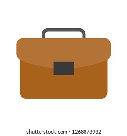 Handbag vector illustration, Baggage flat design icon
