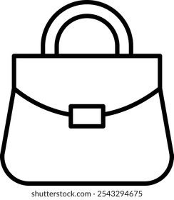 Handbag Vector Illustration Detailed Icon