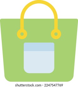 handbag Vector illustration on a transparent background. Premium quality symmbols. Glyphs vector icons for concept and graphic design. 
