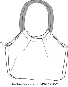 handbag vector isolated template illustration