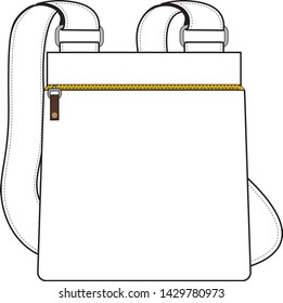 handbag vector isolated template illustration