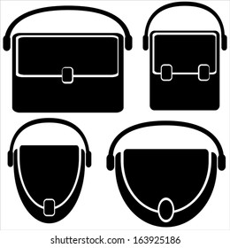 handbags icon isolated on white background
