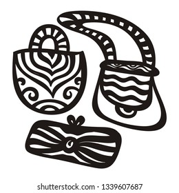 Handbags. Vector illustration