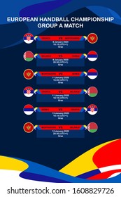 Handball 2020, European Handball Championship - group A match