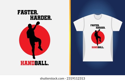 Diseño de camisetas basadas en balonmano