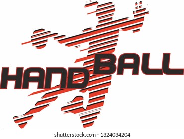 handball illustration vector