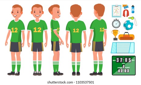 Handball Man Player Male Vector. Player In Attack. Corporate  Branding Identity. Cartoon Athlete Character Illustration