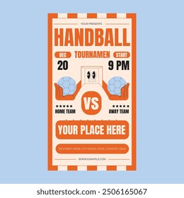 Handball Match Social Media Story