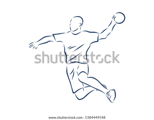 白い背景にボールラインの絵で蹴るサッカー選手 のベクター画像素材 ロイヤリティフリー Shutterstock