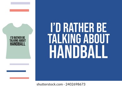 Diseño de camiseta para jugador de balonmano