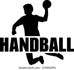 Handball Player Word
