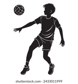 Handball silhouettes and icons. Dark level variety basic exquisite white foundation Handball playing vector and silhouette icon.