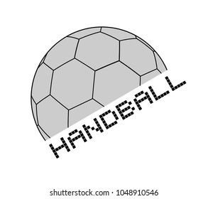 Handball symbol design