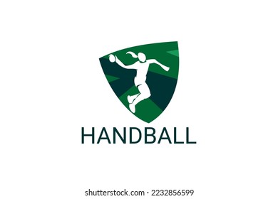 Handballsymbol Sport Vektorsymbol. Handballspielersymbol. Sportpiktogramm, Vektorgrafik.