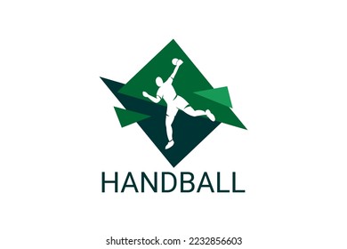 Handballsymbol Sport Vektorsymbol. Handballspielersymbol. Sportpiktogramm, Vektorgrafik.