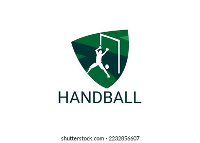 Handballsymbol Sport Vektorsymbol. Handballspielersymbol. Sportpiktogramm, Vektorgrafik.