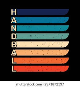 Handball  T-shirt design with vector For Sports Lover