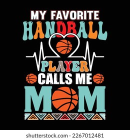 HANDBALL TYPOGRAPHY AND SVG FOR T SHIRT FOR GROOVY DESIGN