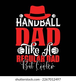 HANDBALL TYPOGRAPHY AND SVG FOR T SHIRT FOR GROOVY DESIGN