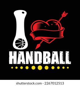 HANDBALL TYPOGRAPHY AND SVG FOR T SHIRT FOR GROOVY DESIGN