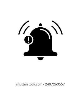 Handbell icon vector design templates simple and modern concept