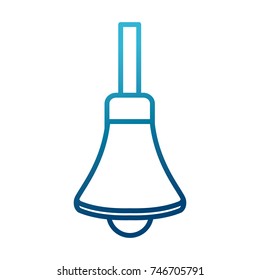 Handbell isolated symbol