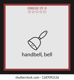 handbell vector icon