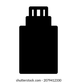 handbody icon with black outline style