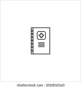 icono del manual sobre fondo blanco