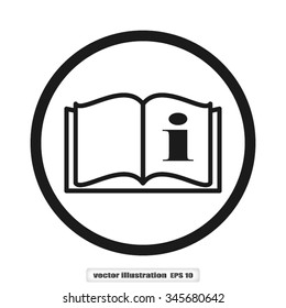 Handbook icon vector illustration eps10.