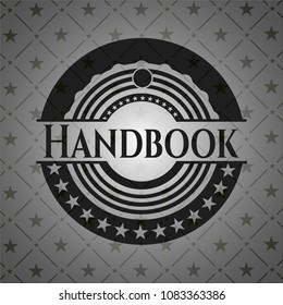 Handbook realistic dark emblem