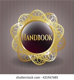 Handbook-glänzendes Emblem