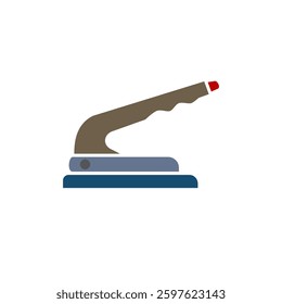 handbrake icon, simple flat style, illustration, logo sign symbol pictogram template, for ui or ux isolated on white for mobile app, editable